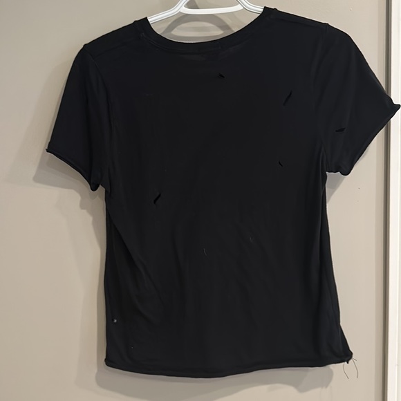 Forever 21 size small distressed graphic baby tee - Picture 3 of 4